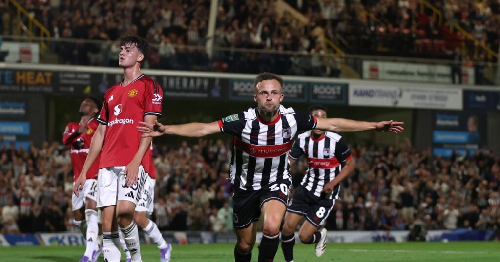 Manchester United stunned by fourth-tier Grimsby Town in historic Carabao Cup upset