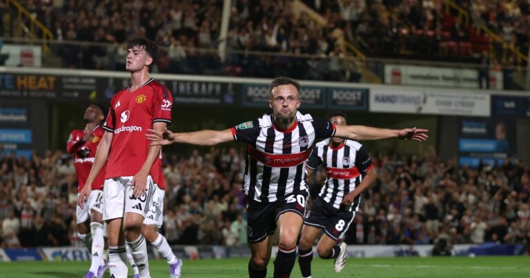 Grimsby Town vs Man United, Carabao Cup Shock as Fourth-Tier Side Knocks Out Red Devils