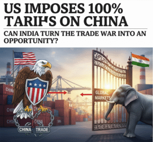 US imposes 100 percent tariffs on Chinese imports, creating new opportunities for India’s export and manufacturing sectors in the global trade war